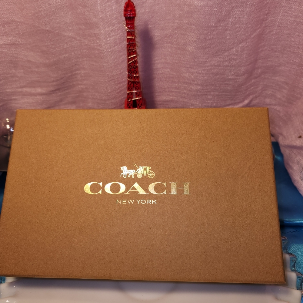 COACH Red Wrislet With Two Charms  NWT - Picture 2 of 9